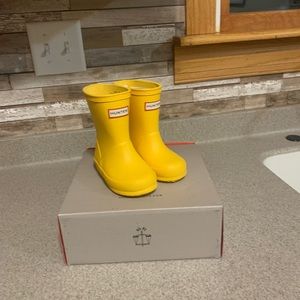 Hunter rain boots